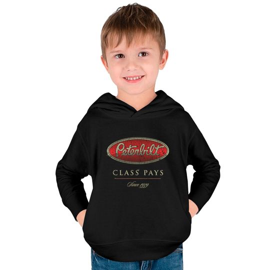 Peterbilt Class Pays 1939 - Trucker - Kids Pullover Hoodies