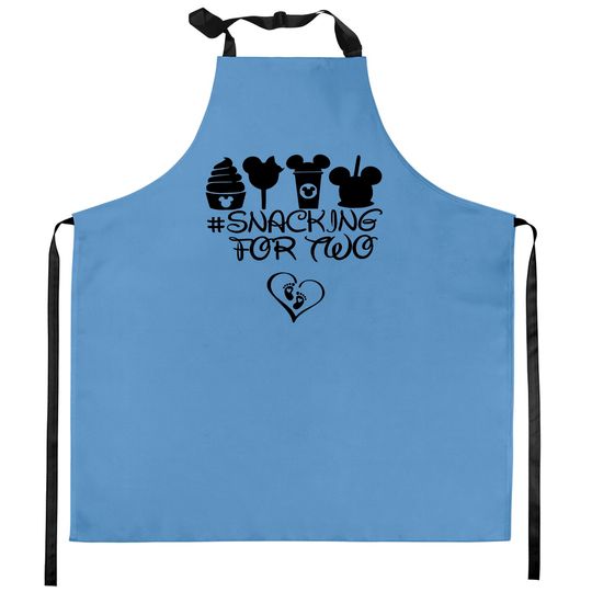 Snacking For Two Disney Kitchen Aprons
