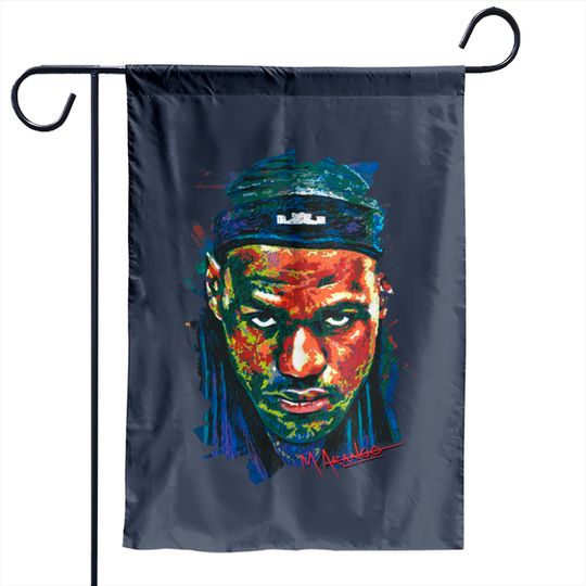 LeBron James Garden Flags