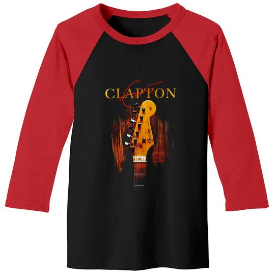 Gildian Eric Clapton Shirt, Concert Baseball Tees