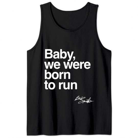 Bruce Springsteen, born to run, rock, 80's , retro, Born in the USA, USA, Philadelphia, Unisex Softstyle Tank Tops