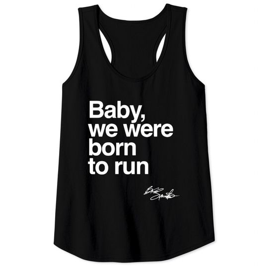 Bruce Springsteen, born to run, rock, 80's , retro, Born in the USA, USA, Philadelphia, Unisex Softstyle Tank Tops