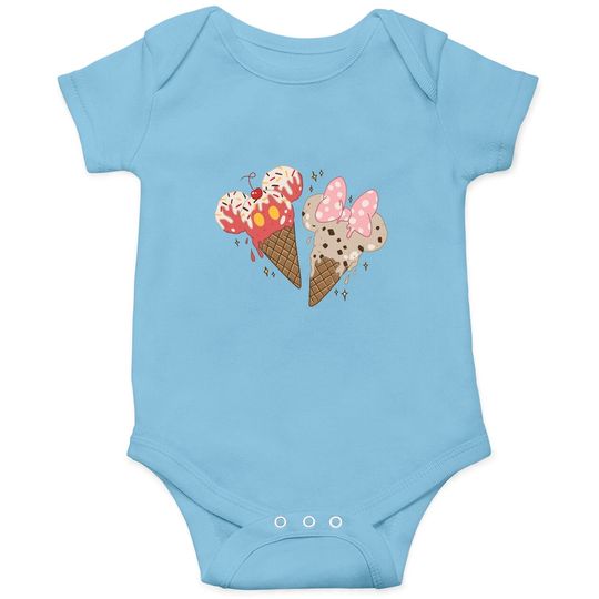 Disney Ice Cream Onesies, Disney Snacks Onesie