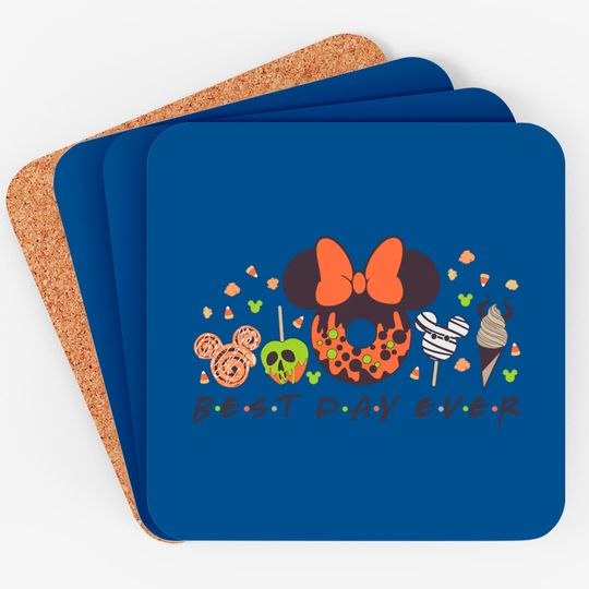 Disney Best Day Ever Coasters, Halloween Coaster, Disney Coaster, Cute Disney Halloween Coaster