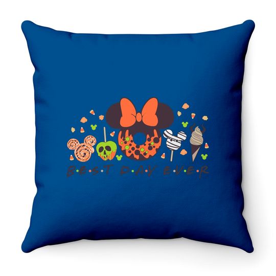 Disney Best Day Ever Throw Pillows, Halloween Throw Pillow, Disney Throw Pillow, Cute Disney Halloween Throw Pillow