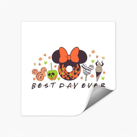 Disney Best Day Ever Stickers, Halloween Sticker, Disney Sticker, Cute Disney Halloween Sticker