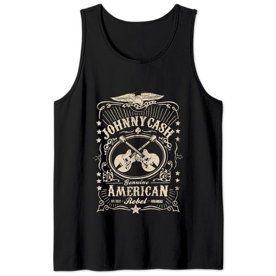 Johnny Cash Official Licensed Tank Tops