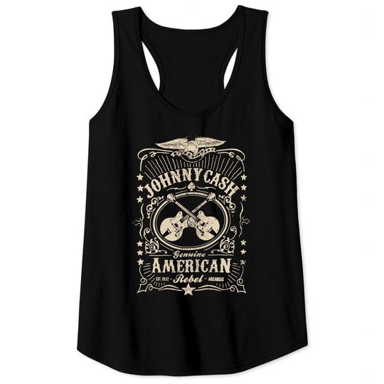 Johnny Cash Official Licensed Tank Tops