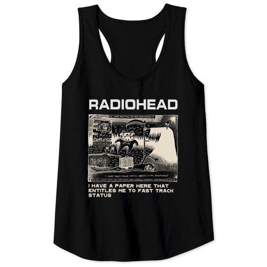 RADIOHEAD, Radiohead Tank Tops, Vintage tee