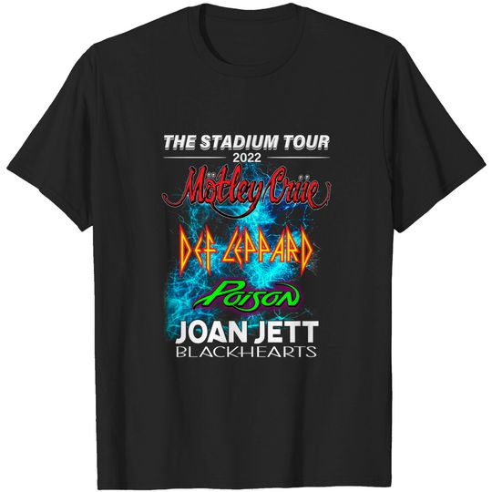 The Stadium Tour Motley Crue Def Leppard Poison Joan Jett Shirt