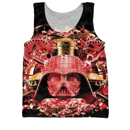 Empire Red Tank Top 3D