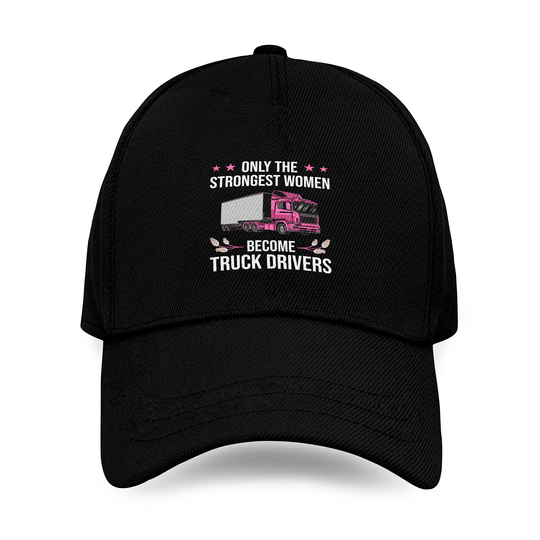 Female Truck Driver Design Baseball Cap