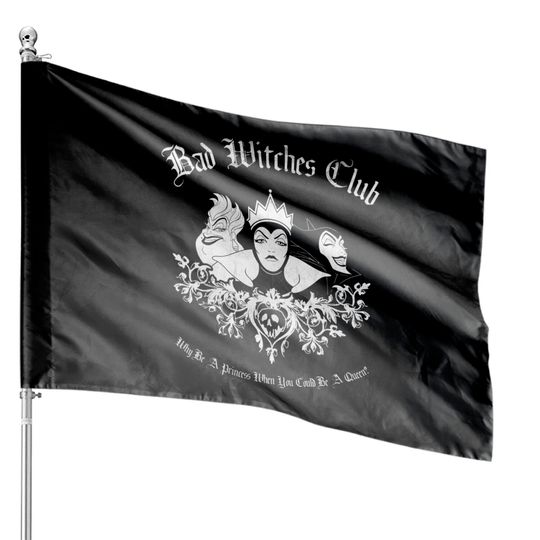 Villains Disney Bad Witches Club House Flags
