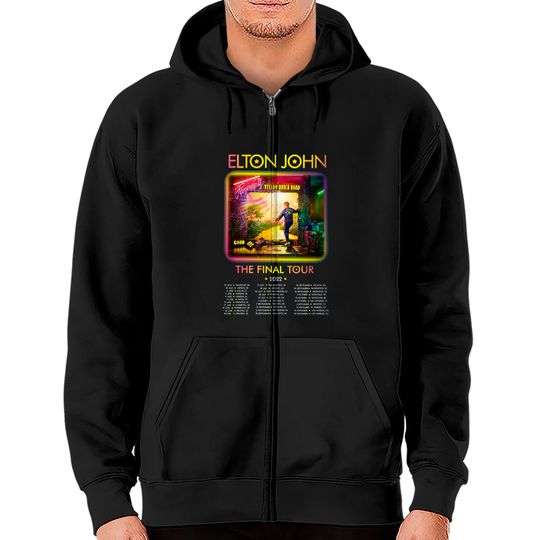 Elton John The Final Tour Zip Hoodies
