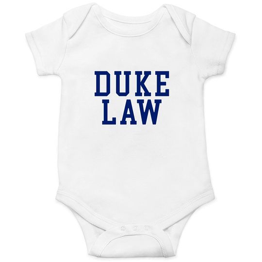 Duke Law (Blue & White) - Duke - Onesies