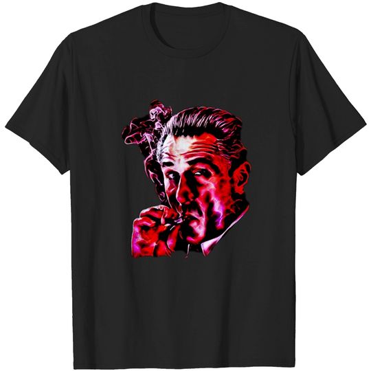 Discover Robert De Niro smoking mafia gangster movie Goodfellas painting - Goodfellas - T-Shirt