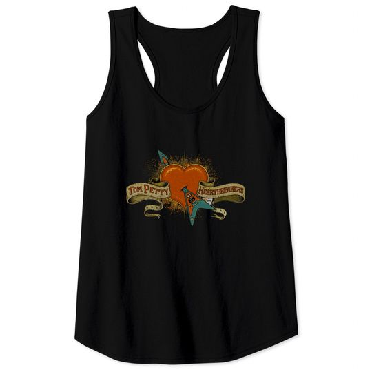 Tom Petty and the Heartbreakers Tank Tops, Tom Petty Tank Tops, Heartbreakers, Classic Rock, vintage, retro, 70s, 80s, classic rock Tank Tops