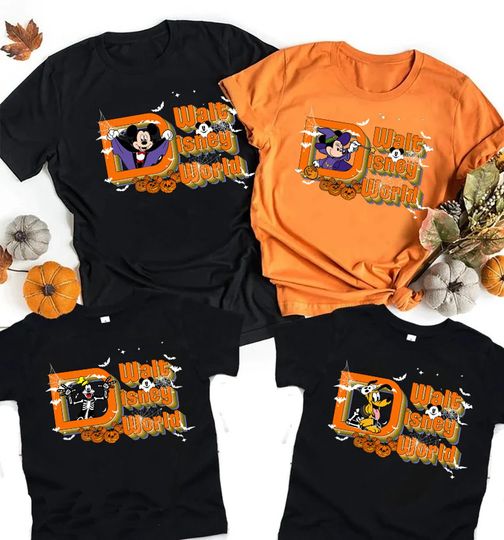Discover Disney Walt Disney World Halloween Shirts, Disney Halloween Group Shirt