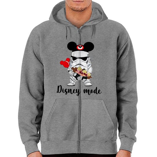Disney Vacation Shirt, Disney Mode Zip Hoodies With Stormtrooper Zip Hoodies