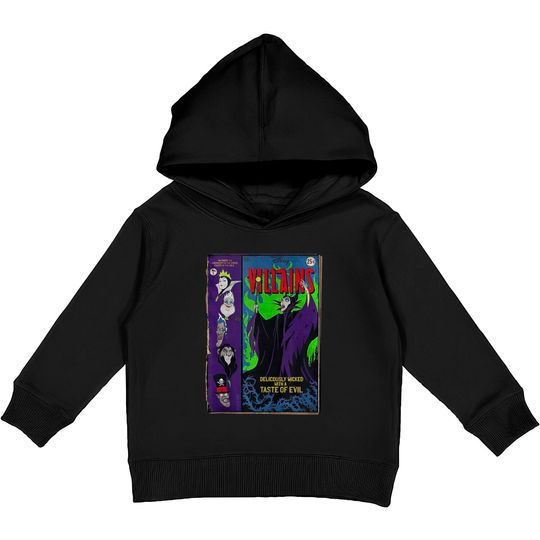 Disney Villains Deliciously Wicked Comic Kids Pullover Hoodies Unisex Kids Pullover Hoodies Birthday Shirt Gift For Men Women Kid Hoodie Sweatshirt Toddler