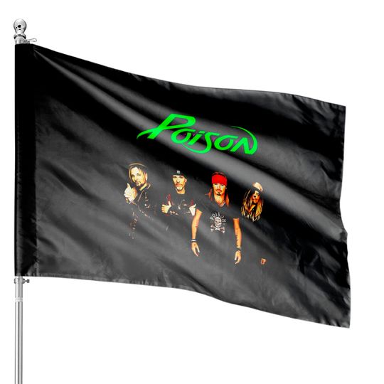 Poison Band The Stadium Tour 2022 House Flags