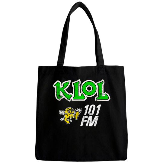 KLOL Houston / Defunct 80s Radio Station Logo - Radio Station - Bags
