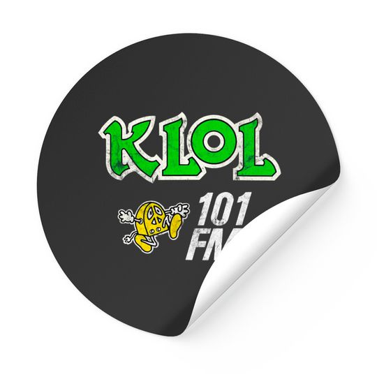 KLOL Houston / Defunct 80s Radio Station Logo - Radio Station - Stickers