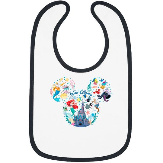 Mickey Ears Disneyworld, Disneyland Bibs For Family, Girls Disney Vacation Bib, Family Matching Disney Trip Bibs, Disney Bibs