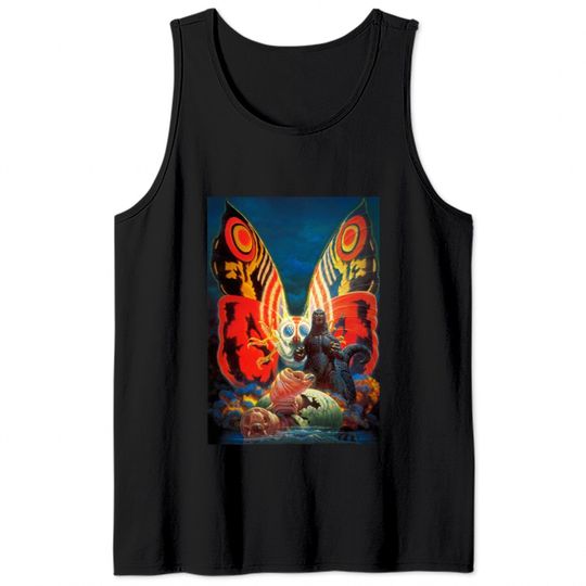 god zilla vs. Mothra 1992 - god zilla - Tank Tops