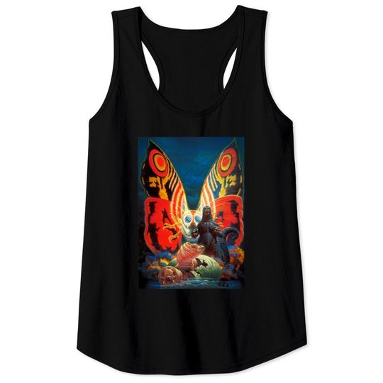 god zilla vs. Mothra 1992 - god zilla - Tank Tops