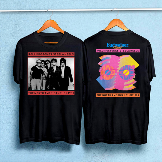 Vintage 1989 Rolling Stones Steel Wheels Tour Shirt