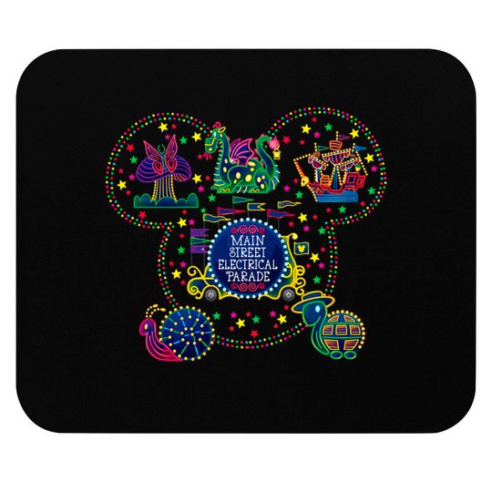 Main Street Electrical Parade Mouse Pads, Disney Family Vacation Mouse Pads