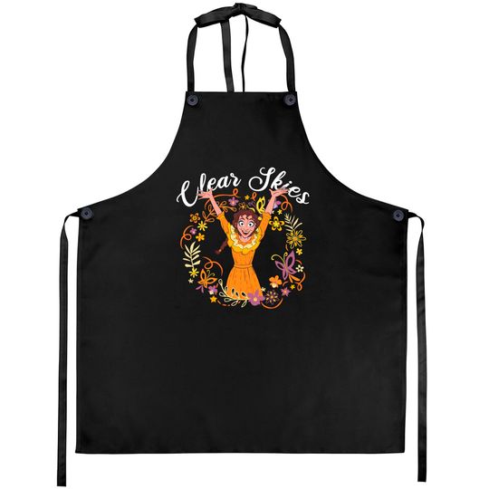 Pepa Clear Skies Floral Encanto Disney Aprons
