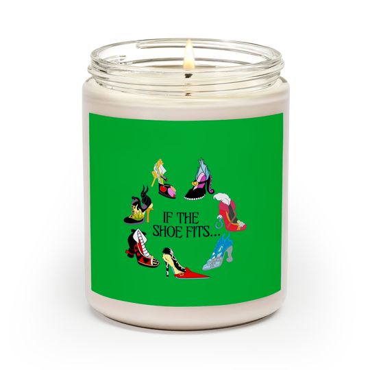 If The Shoe Fits - Villain Disney Scented candle, Villain Disney Scented candle, Villain Scented candle, Wicked Disney Scented candle, Disney Family Scented Candles, Gift Idea