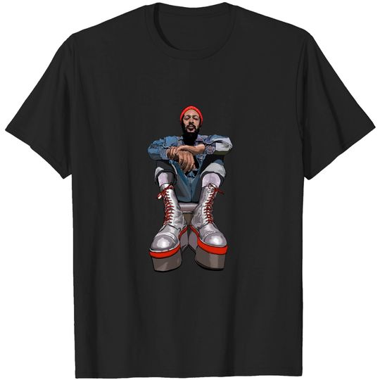 Marvin's Platform Boots - Marvin Gaye - T-Shirt