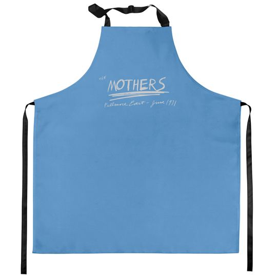 Black Frank Zappa Filmore East Kitchen Apron Kitchen Aprons