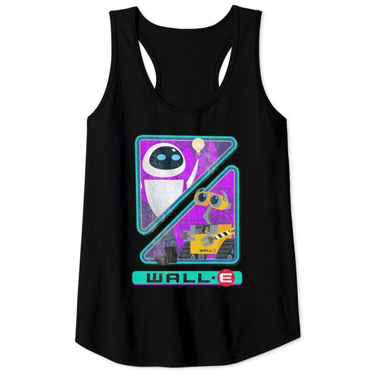 Discover Disney Wall-E Triangles And Eve Graphic Tank Tops