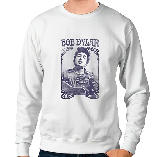 Bob Dylan /\/ Vintage Faded Style Fan Design - Bob Dylan - Sweatshirts