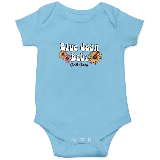 Elton John Onesie, Blue Jean Baby, L.A. Lady, Tiny Dancer graphic Onesies