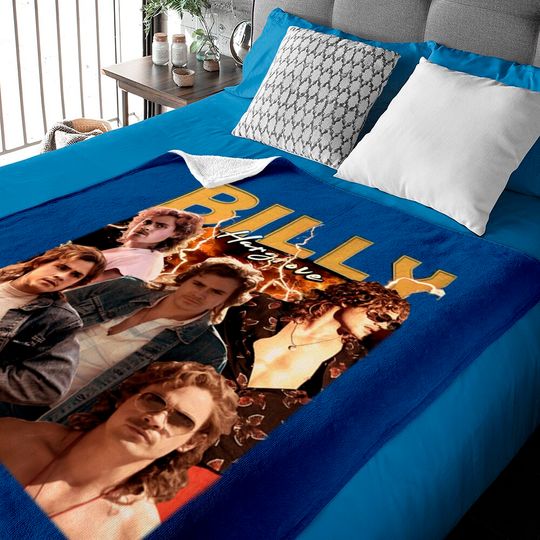 Billy Hargrove Vintage Baby Blanket, Dacre Montgomery Movie Baby Blankets