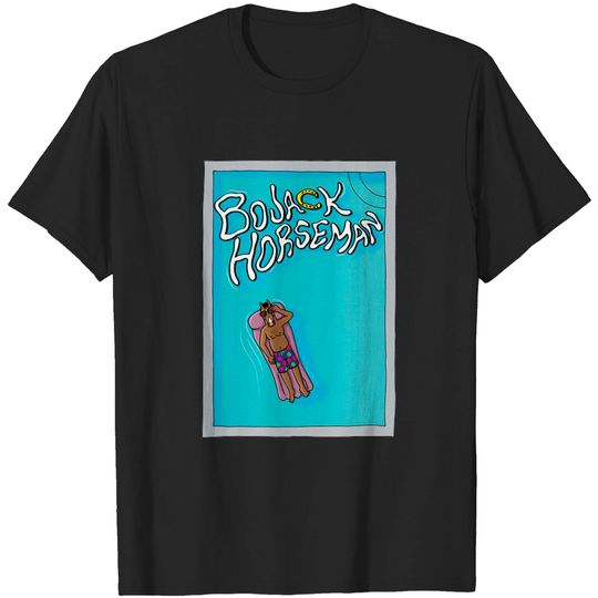Bojack Horseman in the pool - Bojack Horseman - T-Shirt