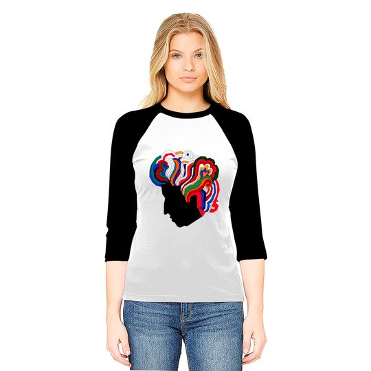Bob Dylan Rainbow Baseball Tees