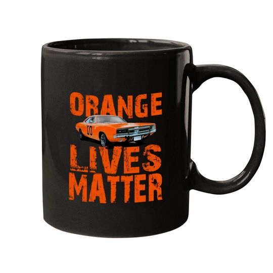 General Lee Dukes Of Hazzard Retro Orange Lives Mugs
