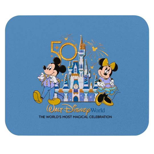 Disney 50th Anniversary Mouse Pads, Disney World 50th Anniversary Mouse Pad