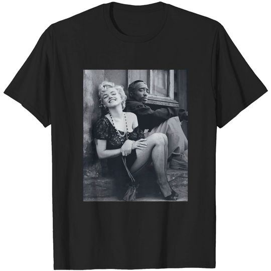 Marilyn Monroe and 2Pac Logo T-Shirt