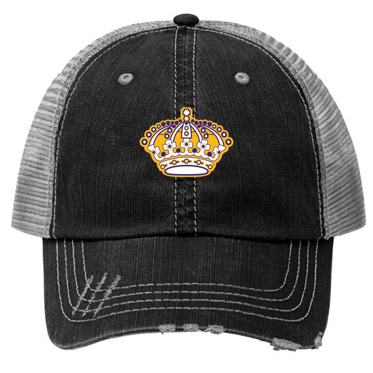 LA Kings Retro Crown Logo  Trucker Hats