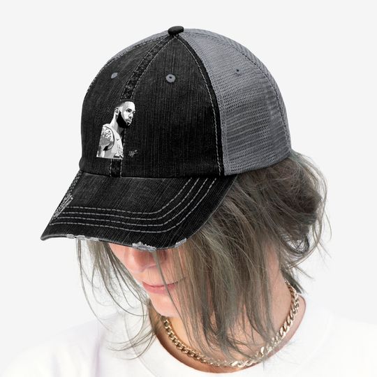 LeBron James Black White - Lebron James - Trucker Hats