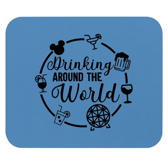 Drinking around the world Racerback Tank Top, Drinking around the world Mouse Pads, Disney inspired Mouse Pads, Drinking disney Mouse Pads
