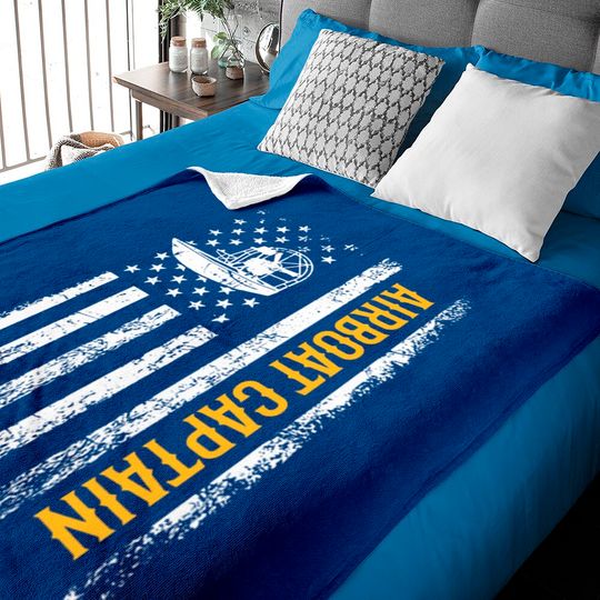 Discover Airboat American Flag, airboating Baby Blankets