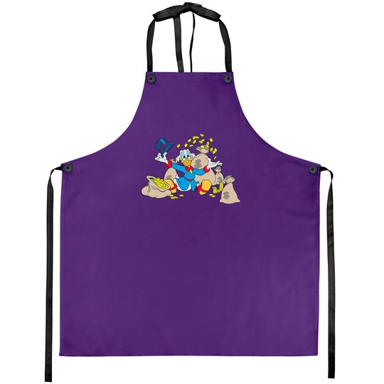 Disney Ducktales Scrooge McDuck Coins Aprons